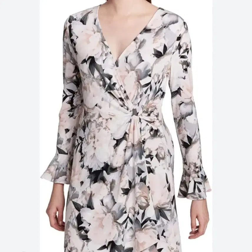 [BUNJANG] Calvin Klein Floral Wrap Dress (S) / 캘빈클라인 플로럴 랩 원피스 S사이즈 (미사용)