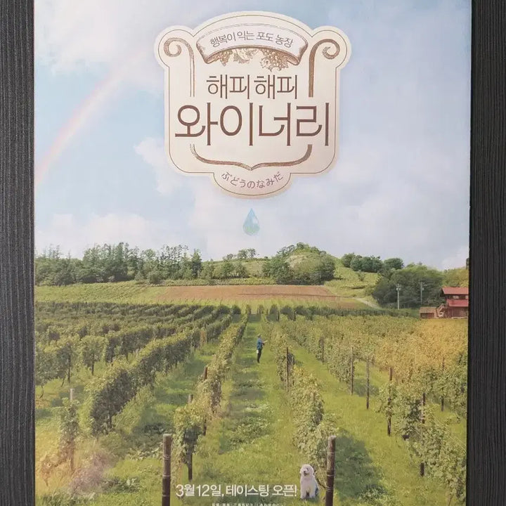 [BUNJANG] Happy Happy Winery Movie Flyer Pamphlet / 해피해피 와이너리 영화 전단지 포스터 팜플렛