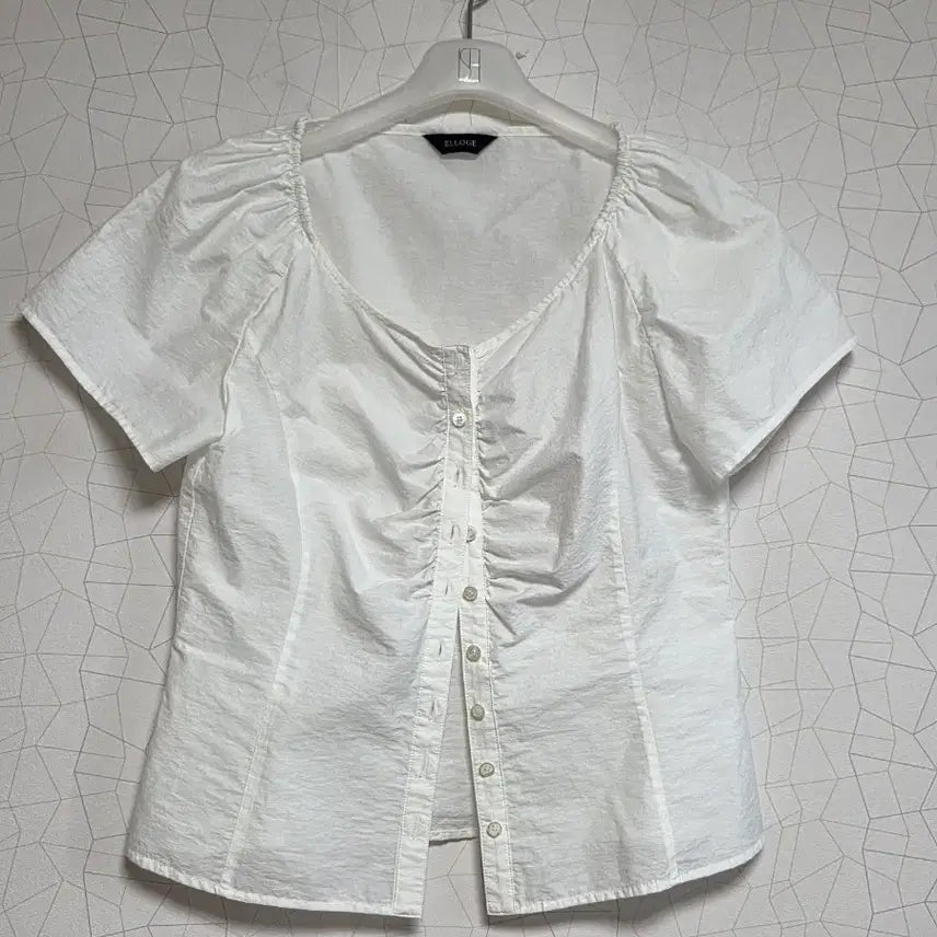 [BUNJANG] Elroju Vieta Shirred Blouse / 엘로주 비에타 셔링 블라우스