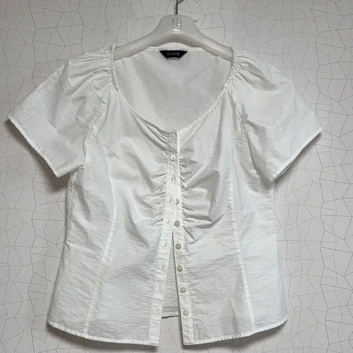 [BUNJANG] Elroju Vieta Shirred Blouse / 엘로주 비에타 셔링 블라우스