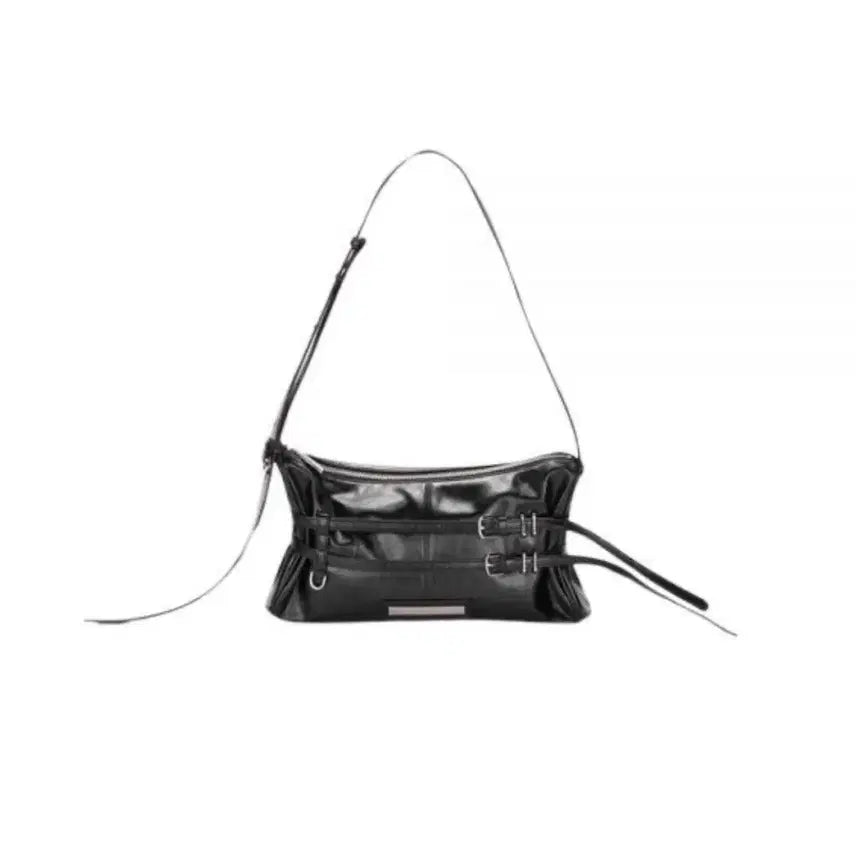 [BUNJANG] Matinkim Double Belted Mini Bag Black / 마땡킴 더블벨티드 스트랩 미니백 블랙