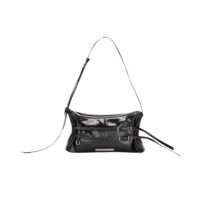 [BUNJANG] Matinkim Double Belted Mini Bag Black / 마땡킴 더블벨티드 스트랩 미니백 블랙