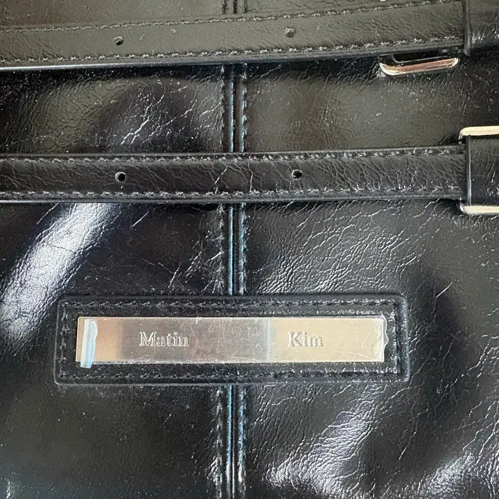 [BUNJANG] Matinkim Double Belted Mini Bag Black / 마땡킴 더블벨티드 스트랩 미니백 블랙