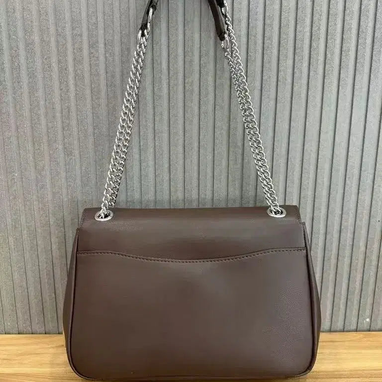 [BUNJANG] Coach Flap Chain Shoulder Crossbody Bag / 코치 신상 플랩 체인 숄더 겸 크로스백