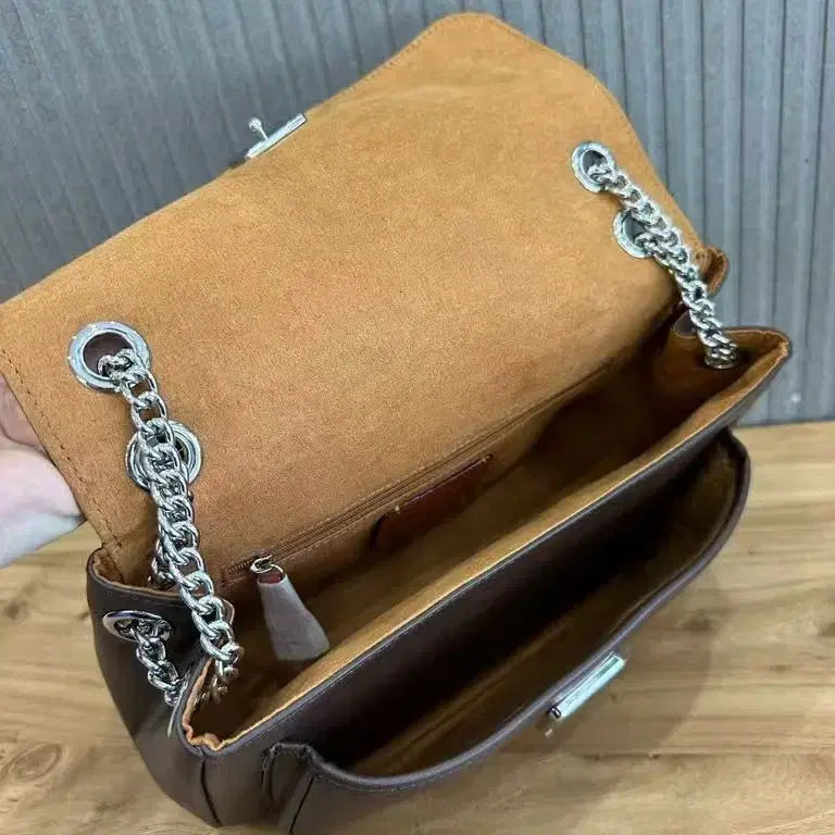 [BUNJANG] Coach Flap Chain Shoulder Crossbody Bag / 코치 신상 플랩 체인 숄더 겸 크로스백