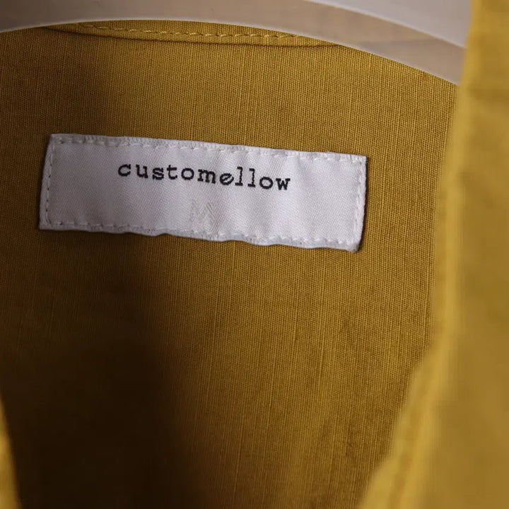 [BUNJANG] Customellow Linen Stitch Detail Shirt (M) / 커스텀멜로우 스티치 디테일 린넨 셔츠 (M/95-100)