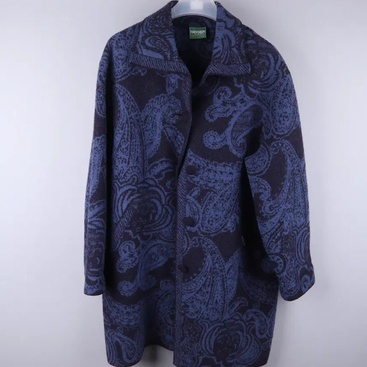 [BUNJANG] Geiger Paisley Wool Coat (Size 40) / (여성) 가이거 페이즐리 울 코트 (40)