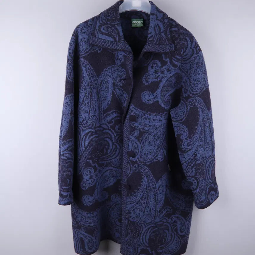 [BUNJANG] Geiger Paisley Wool Coat (Size 40) / (여성) 가이거 페이즐리 울 코트 (40)