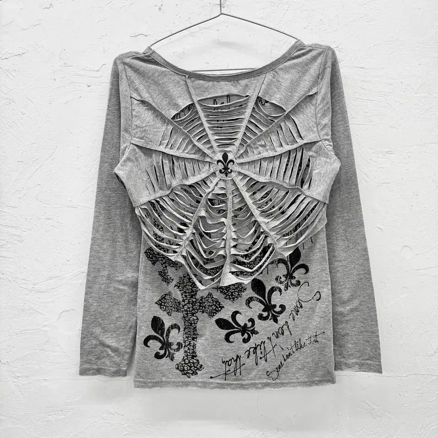 [BUNJANG] Lazy Daisy Punk Web Long Sleeve / lazy daisy 펑크 웹 롱슬리브