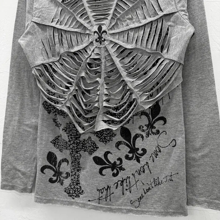 [BUNJANG] Lazy Daisy Punk Web Long Sleeve / lazy daisy 펑크 웹 롱슬리브