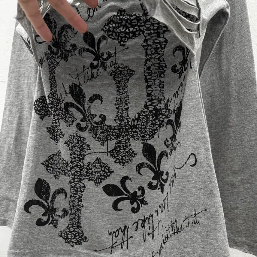 [BUNJANG] Lazy Daisy Punk Web Long Sleeve / lazy daisy 펑크 웹 롱슬리브