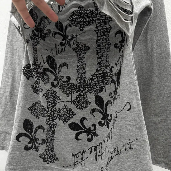 [BUNJANG] Lazy Daisy Punk Web Long Sleeve / lazy daisy 펑크 웹 롱슬리브