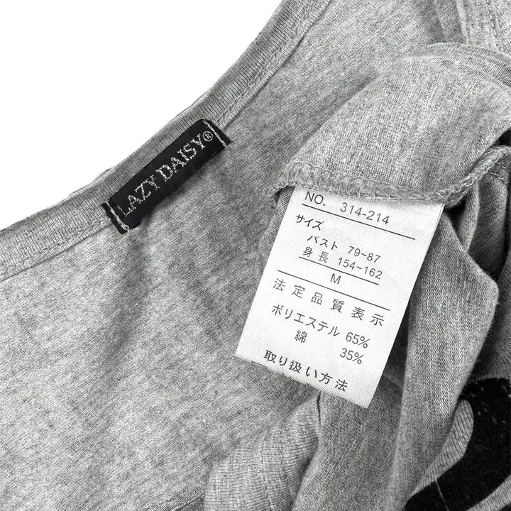 [BUNJANG] Lazy Daisy Punk Web Long Sleeve / lazy daisy 펑크 웹 롱슬리브