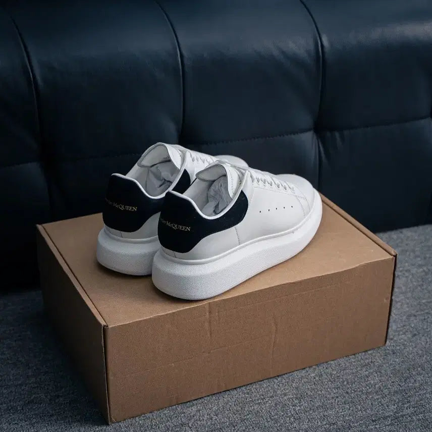[BUNJANG] Alexander McQueen Oversized Sneaker White Suede Detail / Alexander McQueen 맥퀸 화이트 슈즈  EUR 39