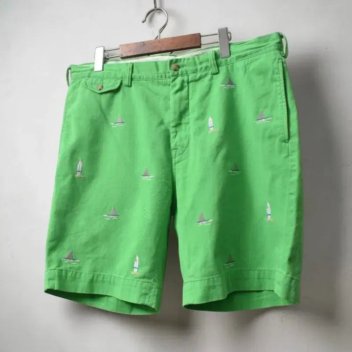 [BUNJANG] Polo Ralph Lauren Embroidered Shorts / 폴로 랄프로렌 자수 쇼츠 반바지 36 M0105