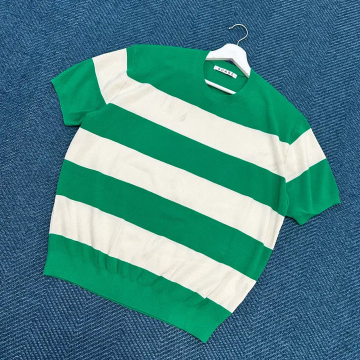 [BUNJANG] Sooalre Short Sleeve Knit Top / [L] 수아레 반팔 니트 만원샵