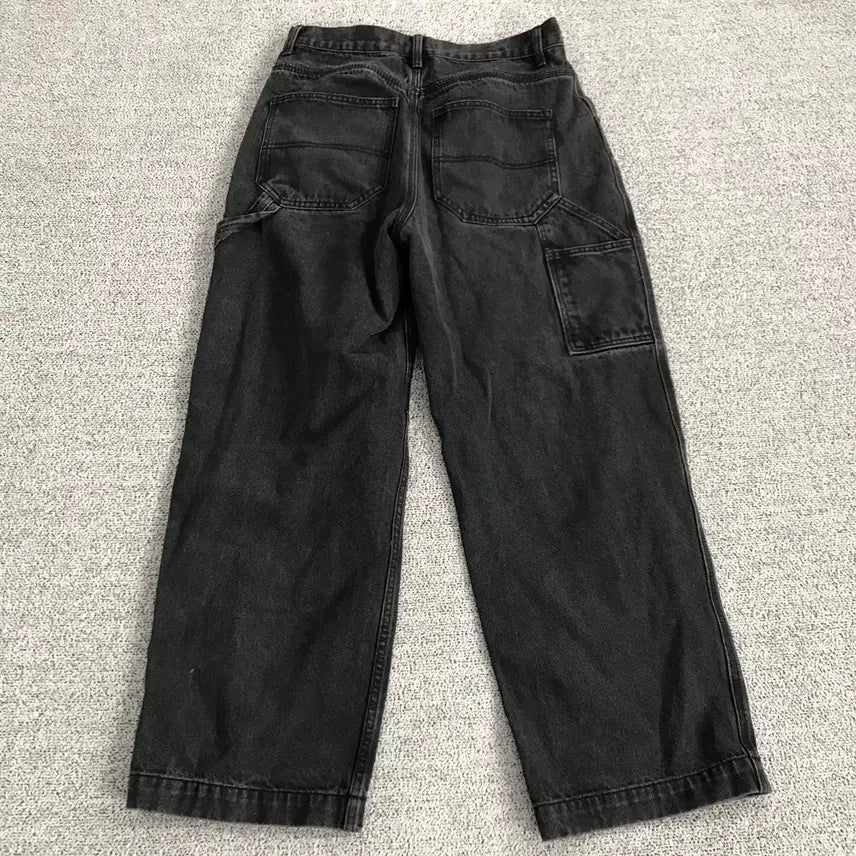 [BUNJANG] Gentlecover Black Carpenter Pants / Gentlecover 흑청 카펜터팬츠