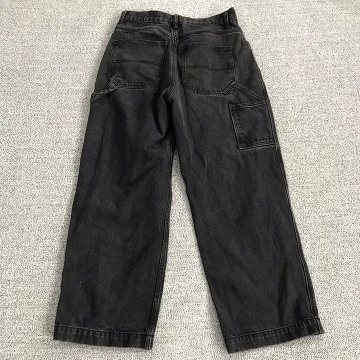 [BUNJANG] Gentlecover Black Carpenter Pants / Gentlecover 흑청 카펜터팬츠