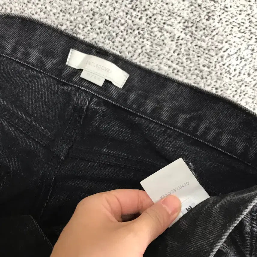 [BUNJANG] Gentlecover Black Carpenter Pants / Gentlecover 흑청 카펜터팬츠