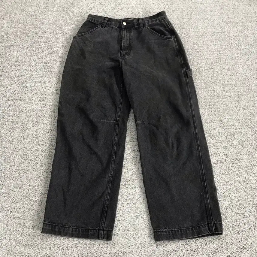 [BUNJANG] Gentlecover Black Carpenter Pants / Gentlecover 흑청 카펜터팬츠
