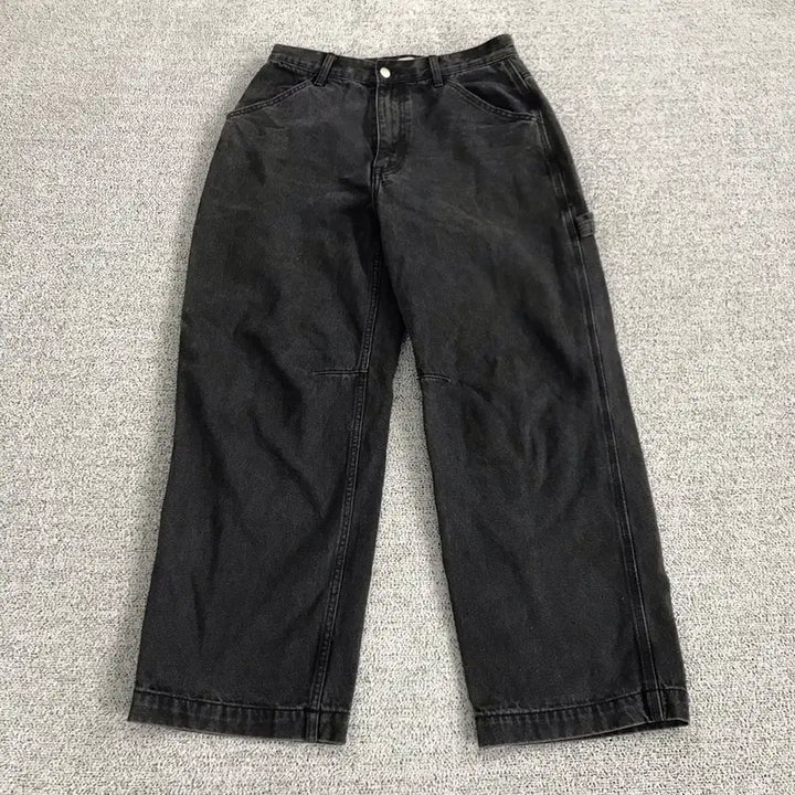 [BUNJANG] Gentlecover Black Carpenter Pants / Gentlecover 흑청 카펜터팬츠