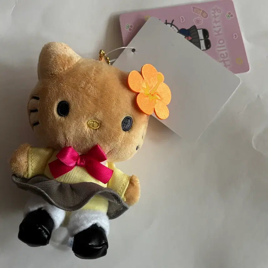 [BUNJANG] Sanrio Hello Kitty Tanning Mascot Keyring / 산리오 헤이세이 코갸루 마스코트 헬로 키티 태닝 키링 마스코트 인형 택O