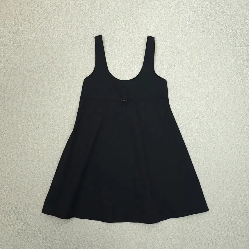 [BUNJANG] Zara Poplin Mini Dress / (M)자라 여성 민소매 포플린 미니 원피스 U넥 블랙 W2623