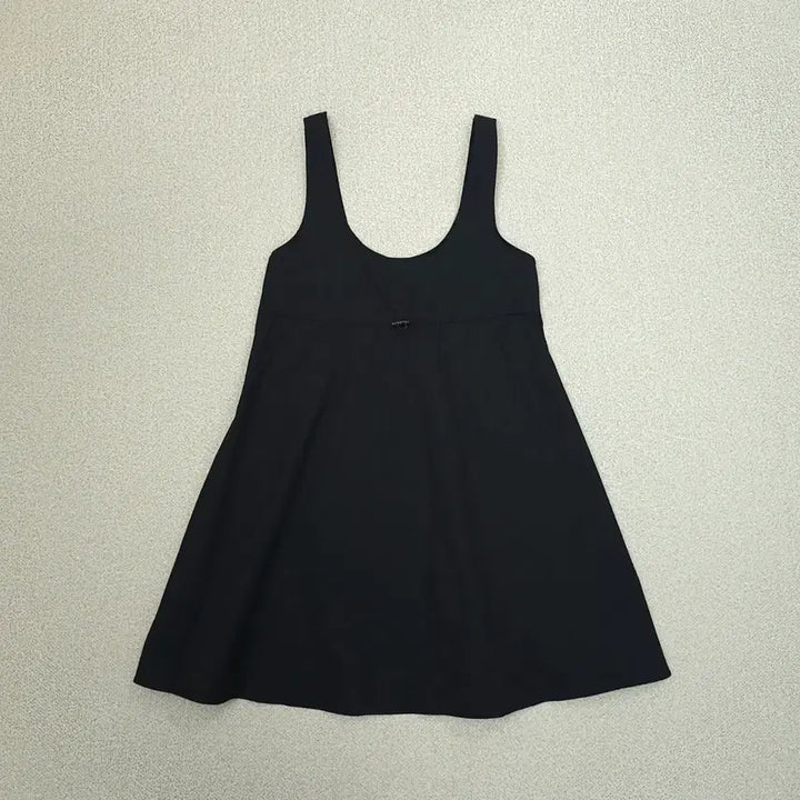 [BUNJANG] Zara Poplin Mini Dress / (M)자라 여성 민소매 포플린 미니 원피스 U넥 블랙 W2623