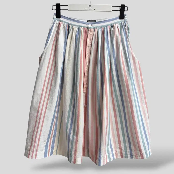 [BUNJANG] SUNNY SPORTS Multi Stripe Skirt / (OS)SUNNY SPORTS 써니 스포츠 멀티 스트라이프 스커트