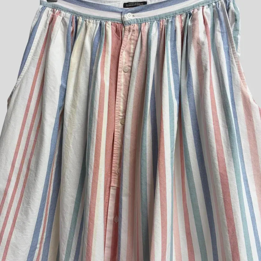 [BUNJANG] SUNNY SPORTS Multi Stripe Skirt / (OS)SUNNY SPORTS 써니 스포츠 멀티 스트라이프 스커트