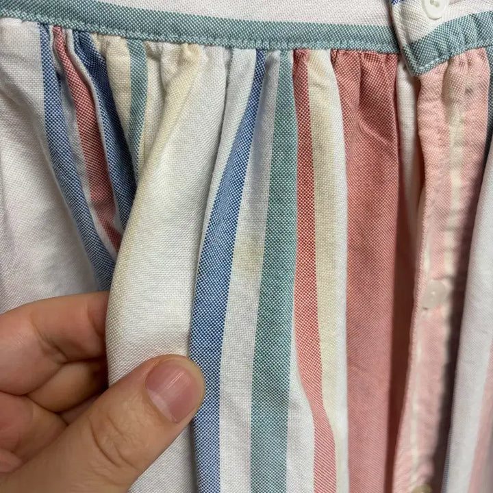[BUNJANG] SUNNY SPORTS Multi Stripe Skirt / (OS)SUNNY SPORTS 써니 스포츠 멀티 스트라이프 스커트