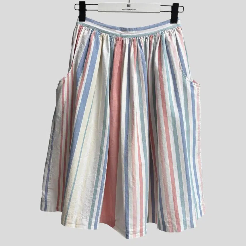 [BUNJANG] SUNNY SPORTS Multi Stripe Skirt / (OS)SUNNY SPORTS 써니 스포츠 멀티 스트라이프 스커트