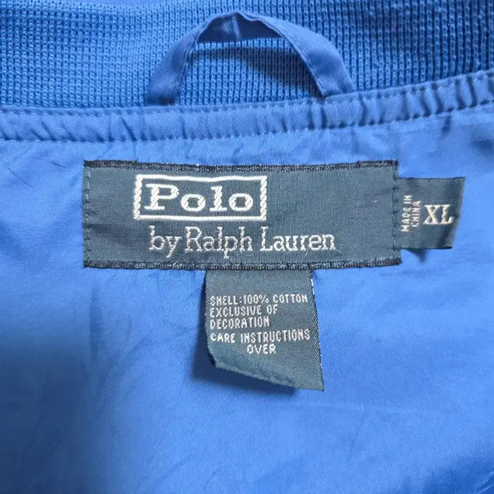 [BUNJANG] Polo Ralph Lauren Blue Warm-Up Windbreaker 3XL / 폴로 랄프로렌 블루 웜업(바람막이)3Xl