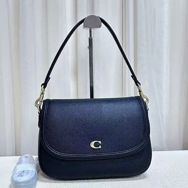 [BUNJANG] Coach Shoulder Bag with Detachable Crossbody Strap / 코치 숄더백 겨드랑이 크로스 탈부착 롱 숄더 스트랩