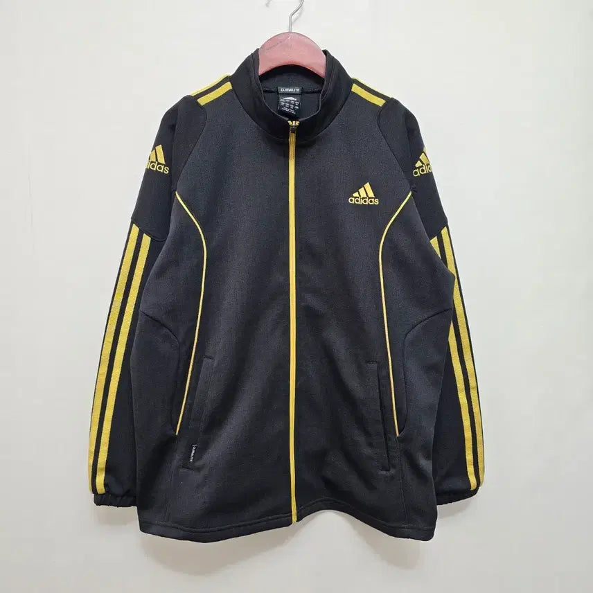 [BUNJANG] Adidas Black/Gold Track Top / 아디다스 블랙/골드 백프린팅  삼선 트랙탑