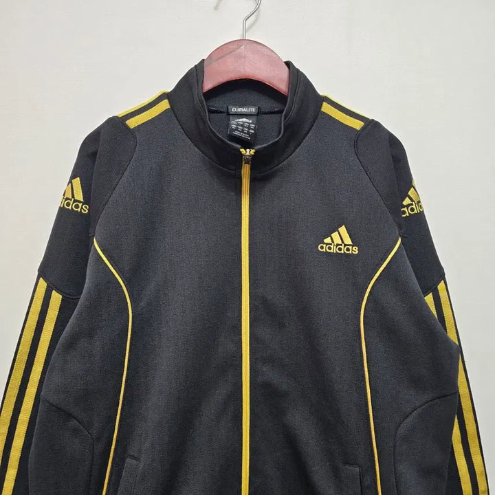 [BUNJANG] Adidas Black/Gold Track Top / 아디다스 블랙/골드 백프린팅  삼선 트랙탑