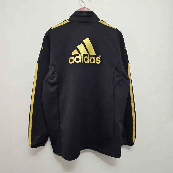 [BUNJANG] Adidas Black/Gold Track Top / 아디다스 블랙/골드 백프린팅  삼선 트랙탑
