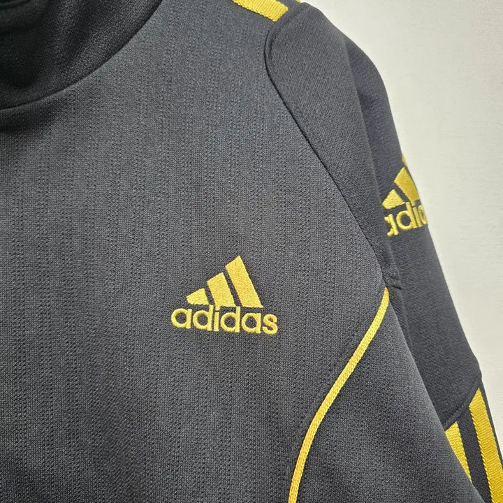 [BUNJANG] Adidas Black/Gold Track Top / 아디다스 블랙/골드 백프린팅  삼선 트랙탑
