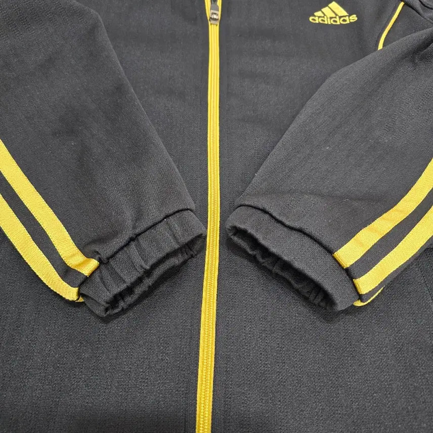 [BUNJANG] Adidas Black/Gold Track Top / 아디다스 블랙/골드 백프린팅  삼선 트랙탑