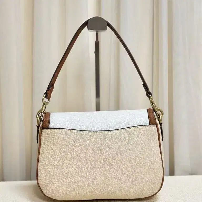 [BUNJANG] Coach Beige Crossbody Shoulder Bag / 코치 숄더백 크로스 탈부착 롱 숄더 베이지