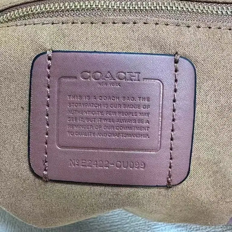 [BUNJANG] Coach Beige Crossbody Shoulder Bag / 코치 숄더백 크로스 탈부착 롱 숄더 베이지