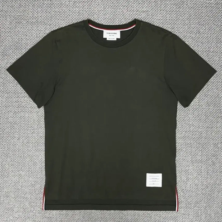 [BUNJANG] Thom Browne Tri-Color Short Sleeve T-Shirt / 톰브라운 삼선 반팔 티셔츠