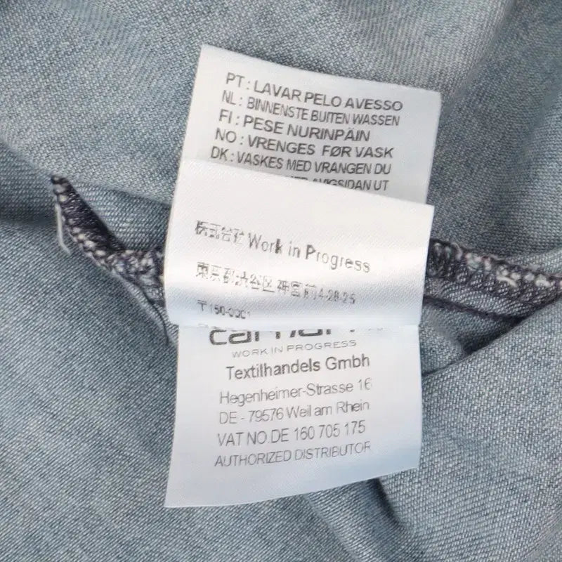[BUNJANG] Carhartt WIP Denim Pocket Civil Shirt / 칼하트 윕 데님 포켓 civil 셔츠