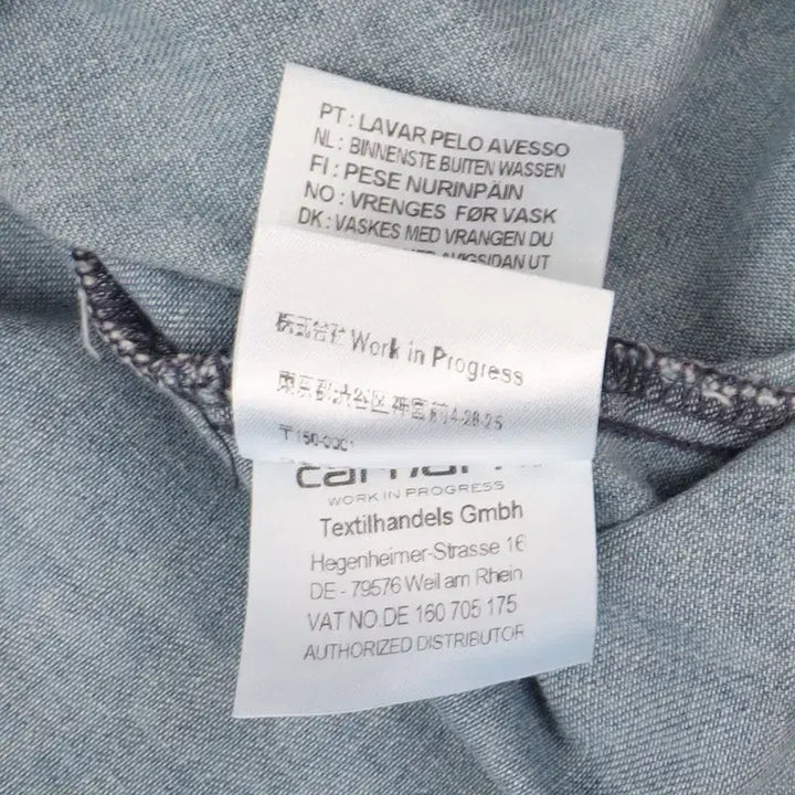[BUNJANG] Carhartt WIP Denim Pocket Civil Shirt / 칼하트 윕 데님 포켓 civil 셔츠