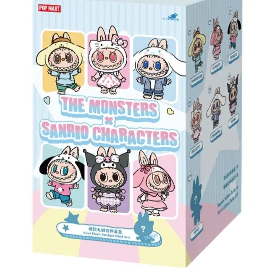 [BUNJANG] Popmart Labubu x Sanrio Character Series Blind Box Keyring / 팝마트 라부부  x 산리오 캐릭터 시리즈 인형 키링 미개봉 랜덤