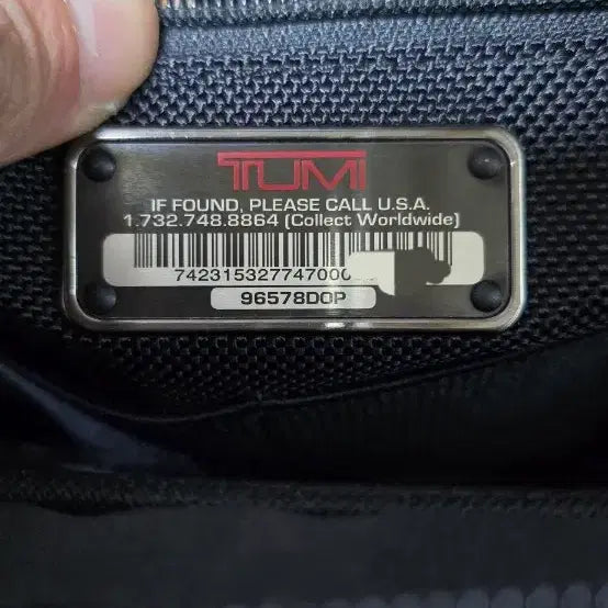 [BUNJANG] TUMI Alpha T-PASS Leather Backpack / 투미(TUMI) 알파 T-PASS 가죽 백팩 96578DOP