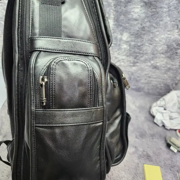 [BUNJANG] TUMI Alpha T-PASS Leather Backpack / 투미(TUMI) 알파 T-PASS 가죽 백팩 96578DOP