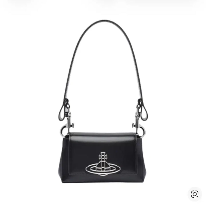 [SOLD OUT] 비비안웨스트우드 백 메탈 오브 숄더백 블랙 실버
