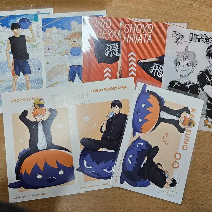 [BUNJANG] Haikyuu Kageyama Hinata Postcard Bundle Set / 허이큐 카게야마 히나타 엽서 포스트카드 세트