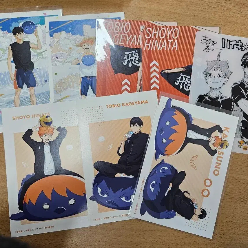 [BUNJANG] Haikyuu Kageyama Hinata Postcard Bundle Set / 허이큐 카게야마 히나타 엽서 포스트카드 세트